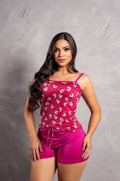 6045- Babydoll Suede - BN Moda Intima