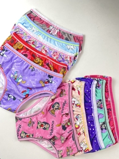 2330- Calcinha infantil Basica (KIT COM 5) - comprar online