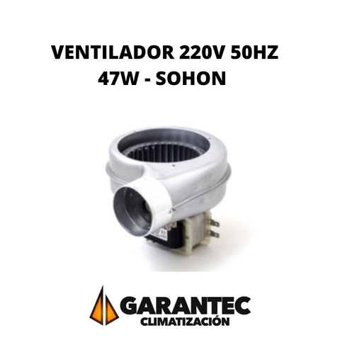 VENTILADOR 220 V 50 HZ 47 W- SOHON