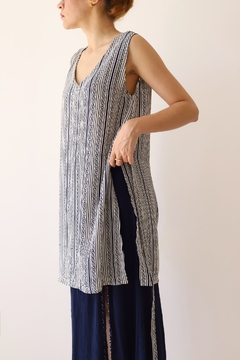 blusa alongada vintage - m - comprar online