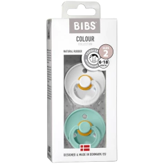 BIBS Colour 2 pack talle 1 (0-6 meses) varios colores