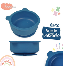 Bowl de silicona con sopapa Osito