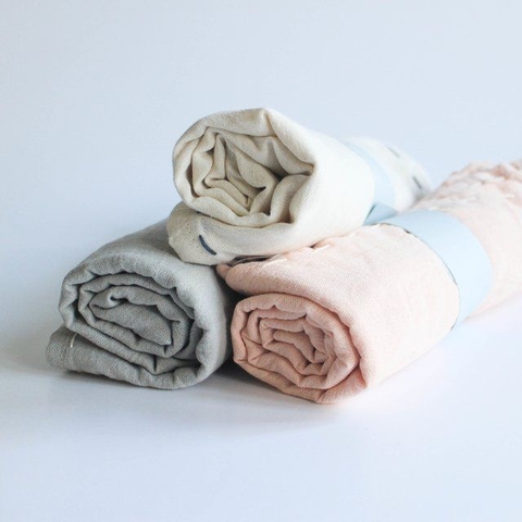 Manta de muselina lisa