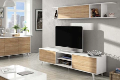 Modular Mueble Rack Nordico Escandinavo Moderno Juvenil Tv1