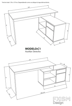 Escritorio Pc Oficina Melamina Nordico Moderno Juvenil C1 - FXSM-Design