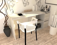 Escritorio Pc Oficina Melamina Nordico Moderno Juvenil C4 - comprar online