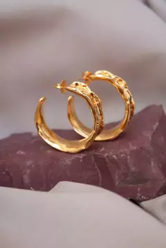 Argola Soleil Dourado