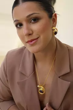 Colar Ciclos Ametista Pérola - Amo Carola
