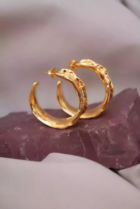 Argola Soleil Dourado