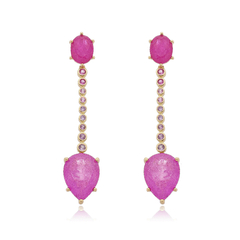 Brinco Mix Flash Power - Dourado Meta Mauve