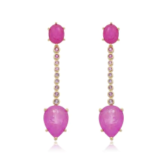 Brinco Mix Flash Power - Dourado Meta Mauve