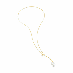 Colar Longo Slim Pearl