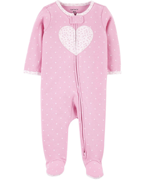 Carter's - Macacão Rosa - Coração