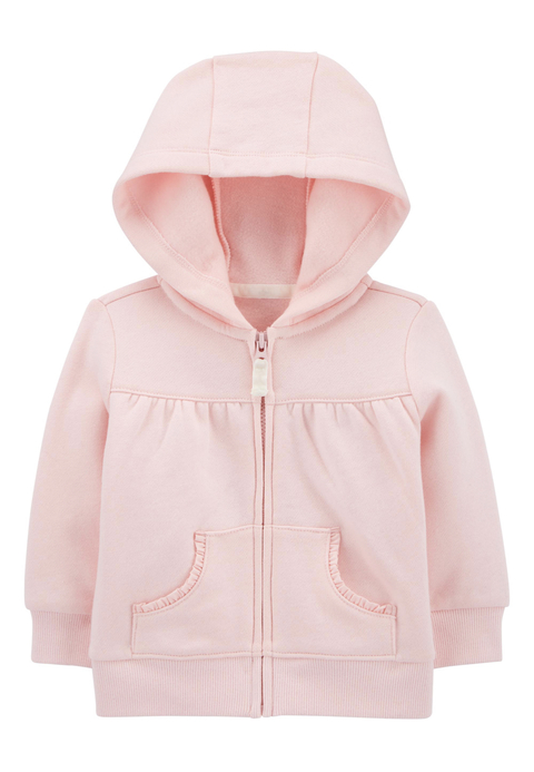 Carter's - Moletom Capuz Rosa Claro