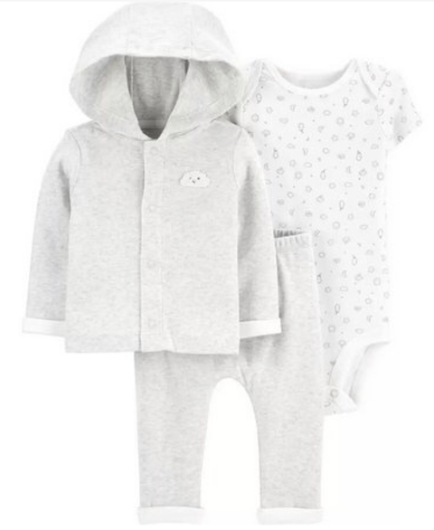 Carter's - Conjunto 3 Peças - Nuvem