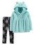 Carter's - Conjunto 2 Peças - Casaco Peluciado + Legging Floral