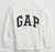 GAP - Camiseta Tradicional Manga Longa Branca