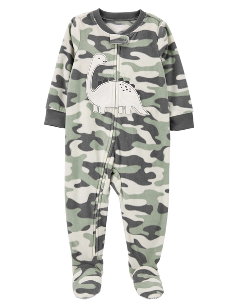Carter's - Macacão Fleece Militar - Dino