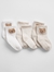 GAP - Kit Meias 3 Pares Bege - Ursinho - comprar online