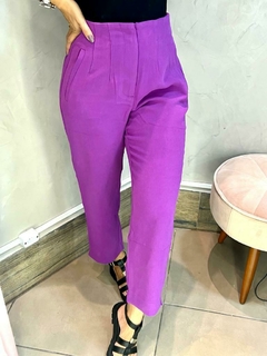 Calça alfaiataria Antonella (roxo)