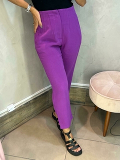 Calça alfaiataria Antonella (roxo) na internet