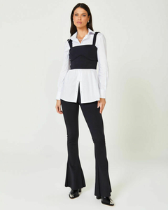 Camisa abertura - Menina Mel Boutique