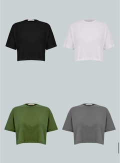 Cropped Tee Algodão na internet