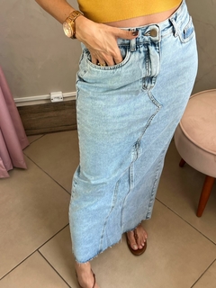 Imagem do Saia jeans longa
