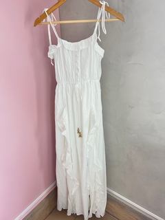 Vestido longo alça (Off-white)