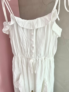 Vestido longo alça (Off-white) - comprar online