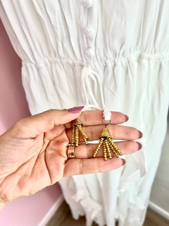 Vestido longo alça (Off-white) na internet