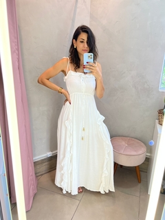 Vestido longo alça (Off-white)