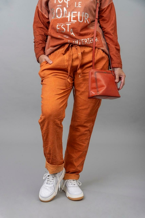 BABUCHA GABARDINA LADRILLO