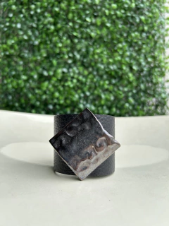 Pulsera Ecocuero Metal