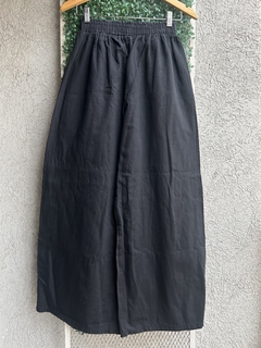 Pantalón Wide Leg Basic Black - comprar online