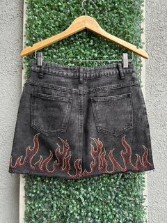 Pollera de Jean On Fire Honey Punch en internet