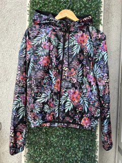 Campera Rompeviento Floreada Muaa