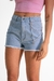 Shorts Jeans Hotpants -Com Corrente