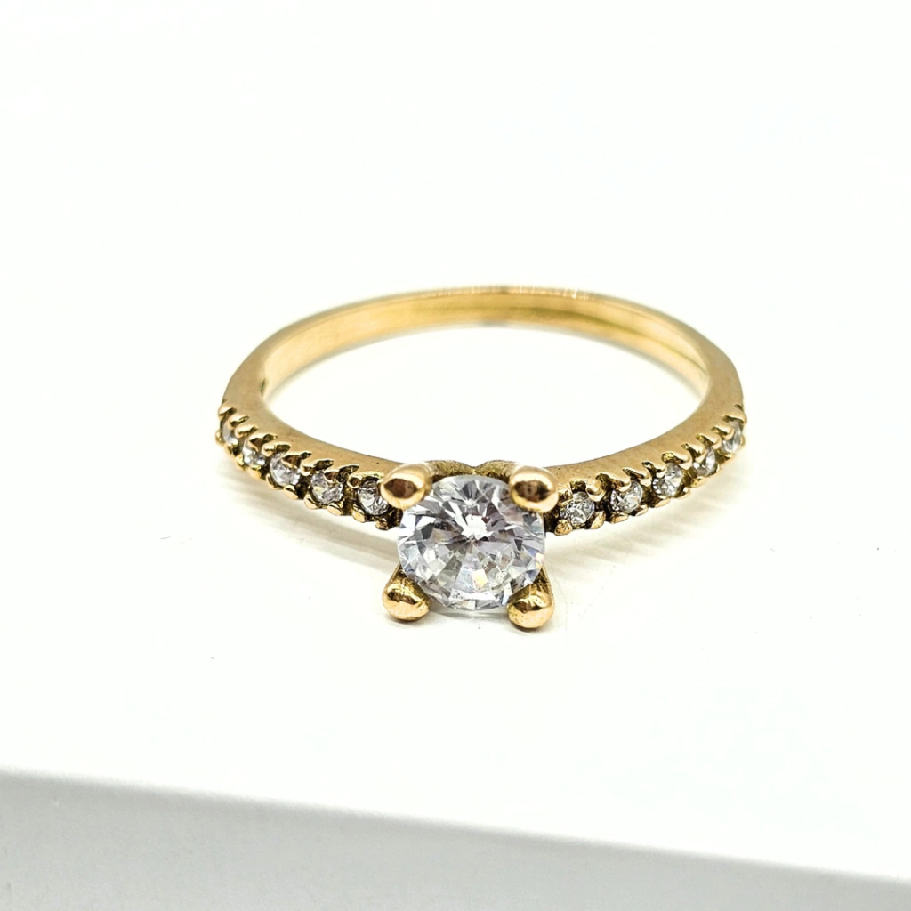 Anillo Oro Solitario