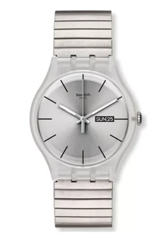 Reloj Swatch Mujer Acero Elastizado Resolution Swsuok700b