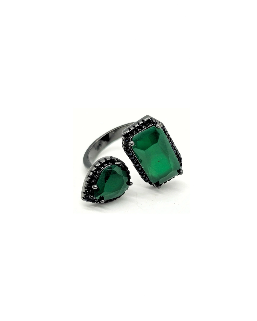 Anillo plata black