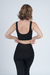 Conjunto Legging Bolsos e Top Camiseta Preto na internet