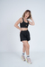 Conjunto Running Energy Preto Short Nina e Top Camiseta na internet