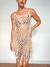 Vestido Saída Crochê Noronha Areia - Lo.V Beachwear