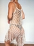Vestido Saída Crochê Noronha Areia - loja online