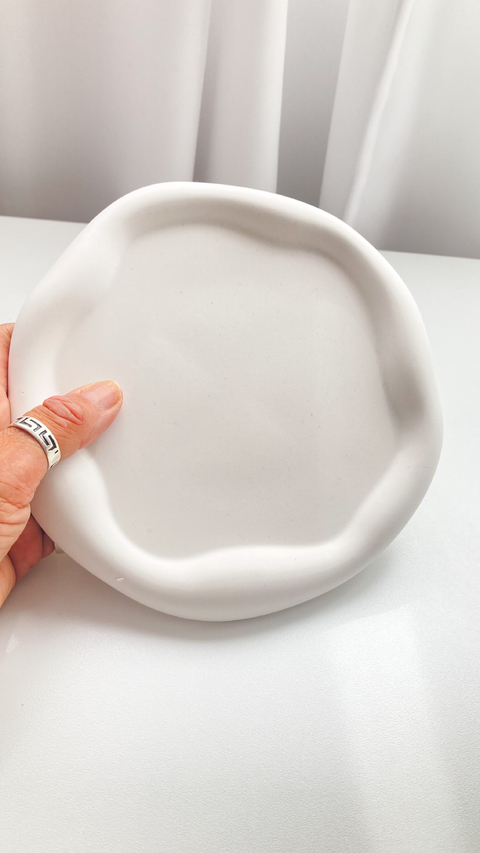 Bandeja irregular redonda