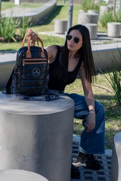 Mochila Matera Smart Black Ciré - Puffer - Tienda Online de RIMLAND | shop mayorista