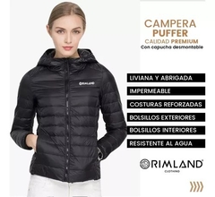 Campera Puffer Impermeable Mujer Rimland (PRE VENTA - Envío 14 días después de la compra) - comprar online