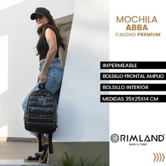 Mochila Abba Black Impermeable en internet