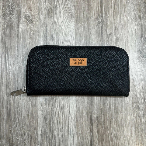Billetera Canopla Cuero Graneado - comprar online
